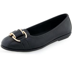 imageAerosoles Womens Bentley Ballet FlatBlack Pu