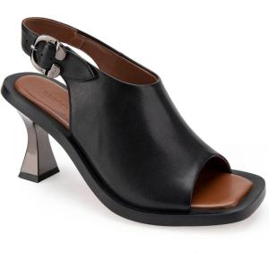imageAerosoles Womens Canal Heeled SandalBlack Leather