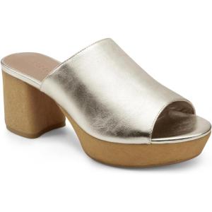 imageAerosoles Womens Canie Heeled SandalGold Metallic Leather
