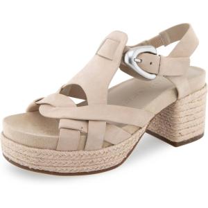 imageAerosoles Womens Chatham Heeled SandalPale Khaki Suede
