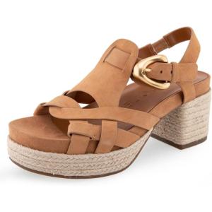 imageAerosoles Womens Chatham Heeled SandalTan Suede