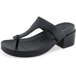 imageAerosoles Womens Clio Heeled SandalBlack Leather
