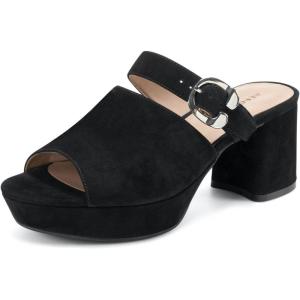 imageAerosoles Womens Cosmic Heeled SandalBlack Suede