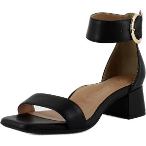 imageAerosoles Womens Eliza Heeled SandalBlack Leather
