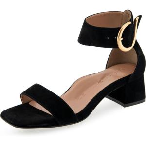 imageAerosoles Womens Eliza Heeled SandalBlack Suede