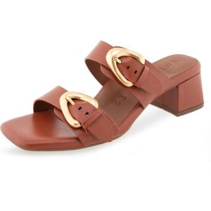 imageAerosoles Womens Estella Heeled SandalGinger Bread Leather