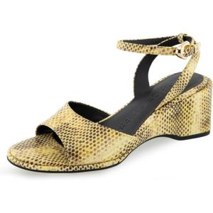 imageAerosoles Womens Nixon Heeled SandalGreen Sheen Leather