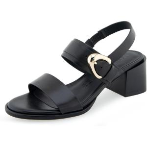imageAerosoles Womens Nova Heeled SandalBlack Leather