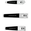 imageAerosoles 3PC Stainless Steel Nail Clipper Set  Professional Nail Clippers for Men and Women Toe Nail Clippers and Fingernail Clippers for Seniors