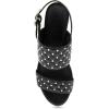 imageAerosoles Womens Camera Crystal Heeled SandalBlack Quilted