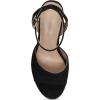 imageAerosoles Womens Cat Heeled SandalBlack Suede