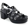 imageAerosoles Womens Cleveland Heeled SandalBlack Leather