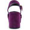imageAerosoles Womens Cosmos Heeled SandalDark Purple Suede