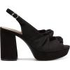 imageAerosoles Womens Nadia Heeled SandalBlack Vegan Faux Suede