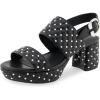 imageAerosoles Womens Camera Crystal Heeled SandalBlack Quilted