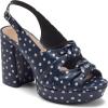 Navy/Eggshell Polka Dot