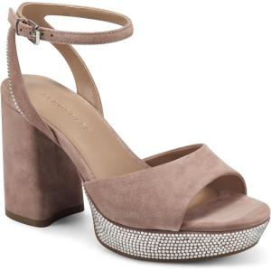 imageAerosoles Womens Cat Heeled SandalNatural Suede