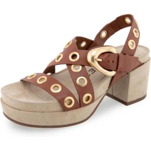 imageAerosoles Womens Cleveland Heeled SandalGinger Bread Leather