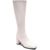 imageAerosoles Womens Micah Knee High BootEggnog Stretch Faux Leather
