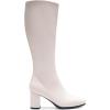 imageAerosoles Womens Micah Knee High BootEggnog Stretch Faux Leather