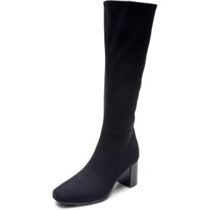 imageAerosoles Womens Micah Knee High BootBlack Fabric