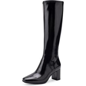imageAerosoles Womens Micah Knee High BootBlack Patent