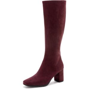 imageAerosoles Womens Micah Knee High BootFig Stretch Faux Suede
