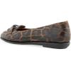 imageAerosoles Womens Bell Ballet FlatGlossy Leo Print Faux Leather