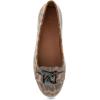 imageAerosoles Womens Bell Ballet FlatGlossy Leo Print Faux Leather