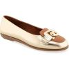 imageAerosoles Womens Bell Ballet FlatGoldTan Faux Leather