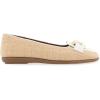 imageAerosoles Womens Bell Ballet FlatNaturalWhite Raffia