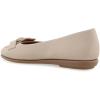 imageAerosoles Womens Bell Ballet FlatStone Soft Faux Leather