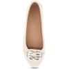 imageAerosoles Womens Big Bet Flat HeelStone Crinkle Patent Pu