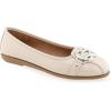 imageAerosoles Womens Big Bet Flat HeelStone Crinkle Patent Pu