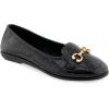 imageAerosoles Womens Bobbi Ballet FlatBlack Croco Faux Leather