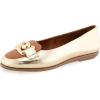 imageAerosoles Womens Bell Ballet FlatGoldTan Faux Leather