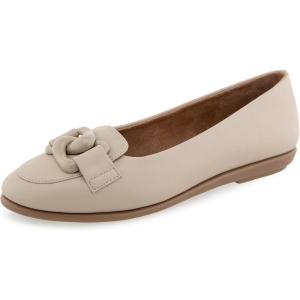 imageAerosoles Womens Bell Ballet FlatStone Soft Faux Leather