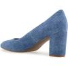 image:imageAerosoles Womens Betsy PumpsBlue Denim Suede