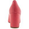 image:imageAerosoles Womens Betsy PumpsCoral Lizard Embossed Faux Leather