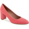 image:imageAerosoles Womens Betsy PumpsCoral Lizard Embossed Faux Leather