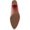 image:imageAerosoles Womens Betsy PumpsCoral Lizard Embossed Faux Leather
