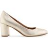 image:imageAerosoles Womens Betsy PumpsGold Metallic Textured Faux Leather