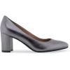 image:imageAerosoles Womens Betsy PumpsGunmetal Metallic Leather