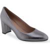 image:imageAerosoles Womens Betsy PumpsGunmetal Metallic Leather
