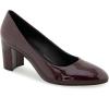 image:imageAerosoles Womens Betsy PumpsMerlot Crinkle Patent Faux Leather