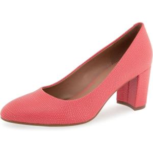 image:imageAerosoles Womens Betsy PumpsCoral Lizard Embossed Faux Leather