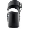 image:imageAerosoles Womens Camera Heeled SandalsBlack Leather