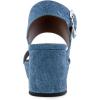 image:imageAerosoles Womens Camera Heeled SandalsBlue Jean Denim
