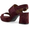 image:imageAerosoles Womens Camera Heeled SandalsDeep Aubergine Suede