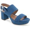 image:imageAerosoles Womens Camera Heeled SandalsMedium Blue Denim